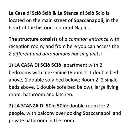アパート La Casa Di Scio Scio & La Stanza Di Scio Scio *